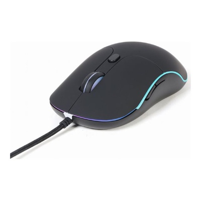 Pele Gembird | Illuminated Large Size Mouse | MUS-UL-02 | Wired | USB | Black