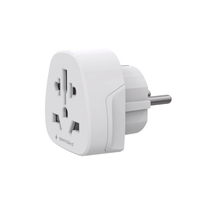 Gembird World to EU power adapter plug