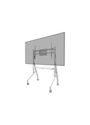  Neomounts MOVE Go FL50-525WH1 TV trolley - 55-86 - max 76 kg - manual h 106-136 cm - VESA 100x100-900x600 - incl. hardware shelf - lockable