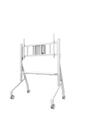  Neomounts Floor stand | FL50-575WH1 TV trolley | Adjustable Height | 65-110  | Maximum weight (capacity) 125 kg | White Hover