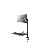  Neomounts DS90-325BL1 Sit-stand workstation desk 1 screen - 17-32 - 1-9 kg (curved 6 kg) - gas spring - black