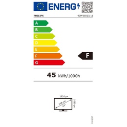 Televizors Philips | LED Full HD TV | 43PFS5507/12 | 43 (108 cm) | Full HD LED | Black