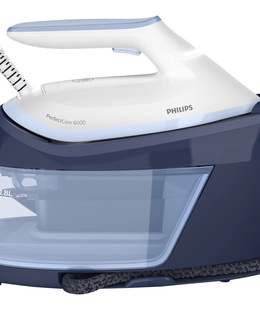  Philips | Steam Generator | PerfectCare PSG6026/20 | 2400 W | 1.8 L | 6.5 bar | Auto power off | Vertical steam function | Calc-clean function | Blue/White  Hover