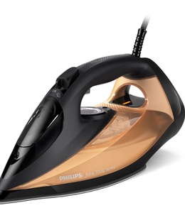  Philips DST7040/80 7000 series | Steam Iron | 2800 W | Water tank capacity 300 ml | Continuous steam 50 g/min | Steam boost performance 250 g/min | Black/Gold  Hover