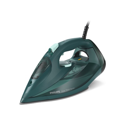  Philips | Iron | DST7050/70 | Steam Iron | 2800 W | Water tank capacity 300 ml | Continuous steam 50 g/min | Steam boost performance 250 g/min | Green