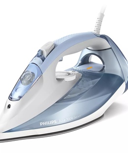  Philips | DST7011/20 | Steam Iron | 2600 W | Water tank capacity 300 ml | Continuous steam 45 g/min | Steam boost performance 220 g/min | Light Blue/Gray  Hover