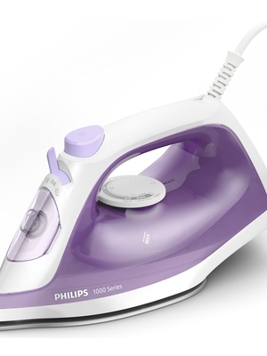  Philips | DST1020/30 | Steam Iron | 1800 W | Water tank capacity 250 ml | Continuous steam 20 g/min | Steam boost performance 90 g/min | Purple  Hover