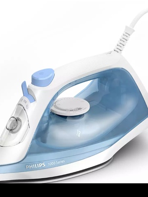  Philips | DST1030/20 | Steam Iron | 2000 W | Water tank capacity 250 ml | Continuous steam 20 g/min | Steam boost performance 90 g/min | Blue  Hover
