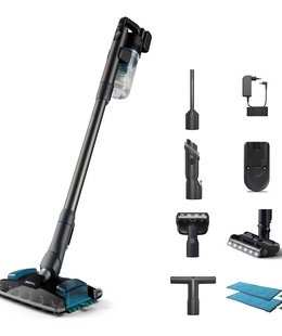  Philips | Vacuum cleaner | XC8055/01 Aqua Plus | Cordless operating | Handstick | 25.2 V | Operating time (max) 80 min | Dark Grey | Warranty 24 month(s)  Hover