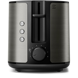 Tosteris Philips Toaster | HD2651/80 Viva Collection | Power 1050 W | Number of slots 2 | Housing material Metal | Black