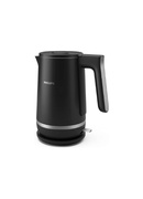 Tējkanna Philips Double Walled Kettle | HD9395/90 | Electric | 2200 W | 1.7 L | Stainless steel/Plastic | 360° rotational base | Black