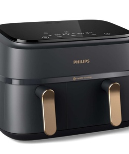 Philips Airfryer | NA352/00 | Power 2750 W | Capacity 9 L | Rapid Air technology | Charcoal Grey/Copper  Hover