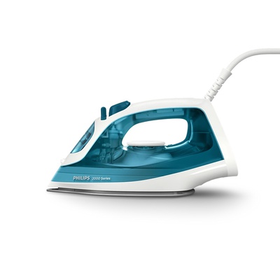  Philips Steam Iron | DST2020/90 2000 series | Steam Iron | 2000 W | Water tank capacity 250 ml | Continuous steam 25 g/min | Steam boost performance 110 g/min | Blue/White