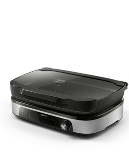  Philips Table Grill | HD6212/90 | 2400 W | Black/Stainless Steel  Hover
