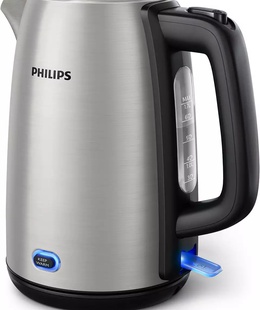 Tējkanna Philips | Kettle | HD9353/90 Viva Collection | Electric | 1740 W | 1.7 L | Stainless steel | 360° rotational base | Stainless steel  Hover