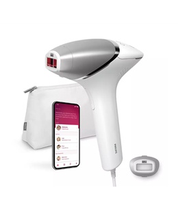 Epilātors Philips Lumea IPL 8000 Series Hair Removal Device with SenseIQ | BRI940/00 | Bulb lifetime (flashes) 450.000 | Number of power levels 5 | White/Silver  Hover