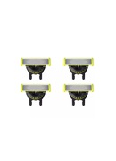  Philips | Replaceable Blade (4 pcs) | OneBlade QP440/50 | Black/Green