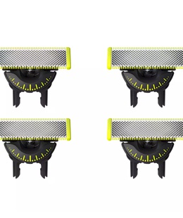  Philips | Replaceable Blade (4 pcs) | OneBlade QP440/50 | Black/Green  Hover