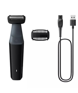  Philips | Hair clipper for body | BG3017/01 | Cordless | Wet & Dry | Number of length steps 1 | Black  Hover