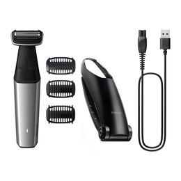  Philips | Hair clipper for body | BG5021/15 | Cordless | Wet & Dry | Number of length steps 3 | Silver/Black