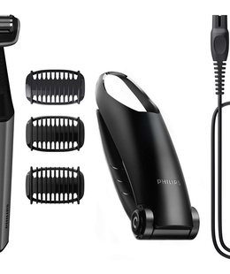 Philips | Hair clipper for body | BG5021/15 | Cordless | Wet & Dry | Number of length steps 3 | Silver/Black  Hover
