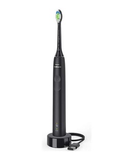 Philips | Sonicare Electric Toothbrush | HX3681/54 | Rechargeable | For adults | Number of brush heads included 1 | Number of teeth brushing modes 2 | Black  Hover