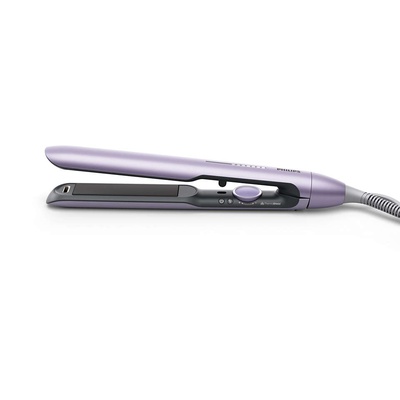  Philips | Hair straightener | BHS742/00 | Ceramic heating system | Ionic function | Display LED | Temperature (min) 120 °C | Temperature (max) 230 °C | Number of heating levels 12 | Purple