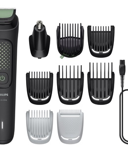  Philips All-in-One Hair Trimmer | MG3945/15 3000 Series | Cordless | Number of length steps 12 | Black  Hover
