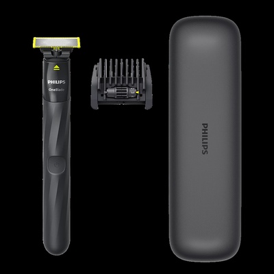 Philips | Shaver | OneBlade QP1424/65 | Operating time (max) 30 min | Wet & Dry | NiMH | Charcoal Grey