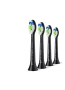 Birste Philips | Replacement brush heads | HX6064/88 Sonicare Optimal White | Heads | For adults | Number of brush heads included 4 | Black