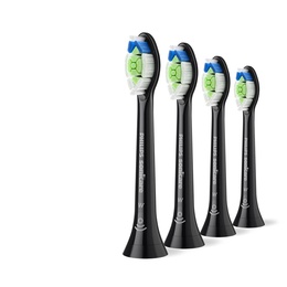 Birste Philips | Replacement brush heads | HX6064/88 Sonicare Optimal White | Heads | For adults | Number of brush heads included 4 | Black
