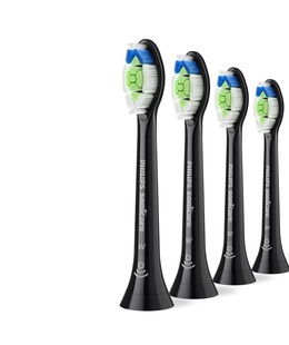 Birste Philips | Replacement brush heads | HX6064/88 Sonicare Optimal White | Heads | For adults | Number of brush heads included 4 | Black  Hover