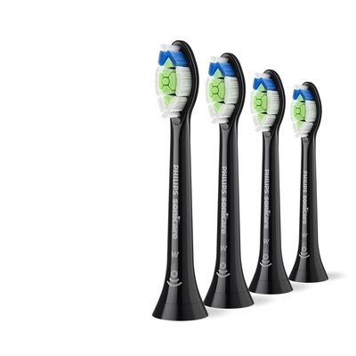 Birste Philips | Replacement brush heads | HX6064/88 Sonicare Optimal White | Heads | For adults | Number of brush heads included 4 | Black