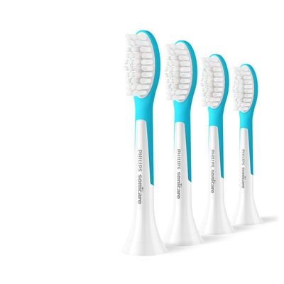 Birste Philips | Replacement brush heads | HX6044/90 Sonicare For Kids7+ | Heads | For kids | Number of brush heads included 4 | White/Blue