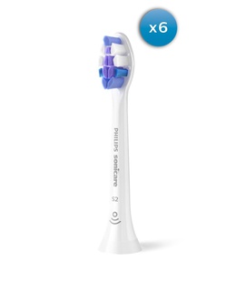Birste Philips | Replacement brush heads | HX6056/87 Sonicare Sensitive | Heads | For adults | Number of brush heads included 6 | White  Hover