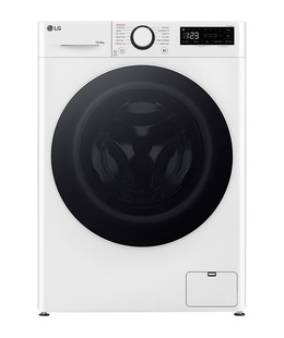 Veļas mazgājamā  mašīna LG | Washing machine with dryer | F4DR510S0W | Energy efficiency class A-10%/D | Front loading | Washing capacity 10 kg | 1400 RPM | Depth 57 cm | Width 60 cm | Display | LED | Drying system | Drying capacity 6 kg | Steam function | Direct drive | White  Hover