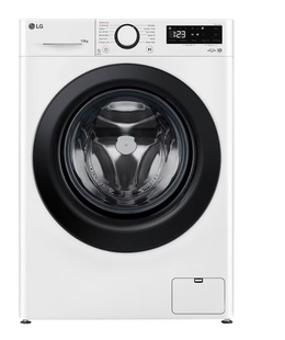Veļas mazgājamā  mašīna LG Washing Machine | F4WR510SBW | Energy efficiency class A-10% | Front loading | Washing capacity 10 kg | 1400 RPM | Depth 57 cm | Width 60 cm | Display | LED | Steam function | Direct drive | White  Hover