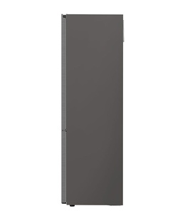  LG | Refrigerator | GBB72PZDMN | Energy efficiency class E | Free standing | Combi | Height 203 cm | No Frost system | Fridge net capacity 277 L | Freezer net capacity 107 L | Display | 36 dB | Silver  Hover