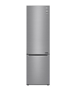  LG | Refrigerator | GBB72PZEMN | Energy efficiency class E | Free standing | Combi | Height 203 cm | No Frost system | Fridge net capacity 277 L | Freezer net capacity 107 L | 36 dB | Silver  Hover