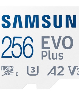  Samsung | MicroSD Card | EVO Plus | 256 GB | microSDXC Memory Card | Flash memory class U3  Hover