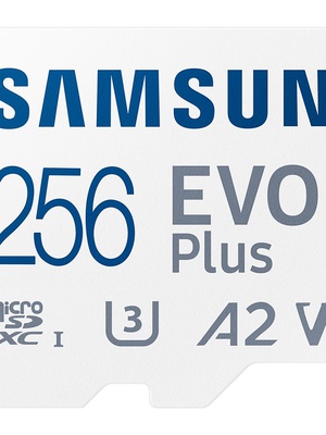  Samsung | MicroSD Card | EVO Plus | 256 GB | microSDXC Memory Card | Flash memory class U3  Hover