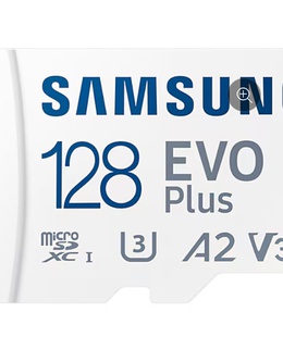  Samsung | MicroSD Card | EVO Plus | 128 GB | microSDXC Memory Card | Flash memory class U3  Hover
