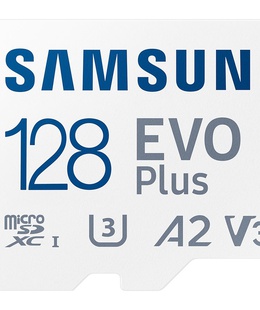  Samsung | MicroSD Card | EVO Plus | 128 GB | microSDXC Memory Card | Flash memory class U3  Hover