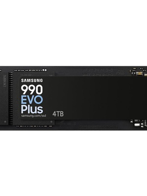  Samsung 990 EVO Plus | 4000 GB | SSD form factor M.2 2280 | Solid-state drive interface PCIe 4.0 x4/5.0 x2 NVMe 2.0 | Read speed 7250 MB/s | Write speed 6300 MB/s  Hover