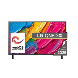 Televizors LG 43QNED80A3A | 43 | Smart TV | webOS 25 | UHD | Black