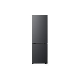  LG Refrigerator | GBBSJ10EEP | Energy efficiency class E | Free standing | Combi | Height 186 cm | No Frost system | Fridge net capacity 220 L | Freezer net capacity 113 L | Display | 35 dB | Essence Matte Black