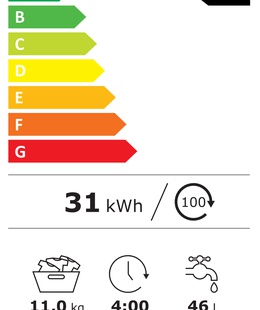 Veļas mazgājamā  mašīna LG Washing machine | F4X5011TKB | Energy efficiency class A | Front loading | Washing capacity 11 kg | 1400 RPM | Depth 57 cm | Width 60 cm | Display | LED | White  Hover