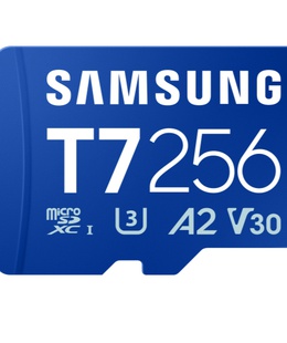  Samsung MicroSD card | T7 | 256 GB | microSDXC | Flash memory class U3  Hover