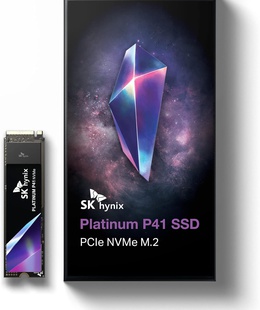  SK Hynix Platinum P41 SSD | 1000 GB | Solid-state drive interface PCIe Gen4x4 | Read speed 7000 MB/s | Write speed 6500 MB/s  Hover