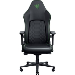  Razer Ergonomic Gaming Chair with Breathable Comfort | Iskur V2 NewGen | Black/Green
